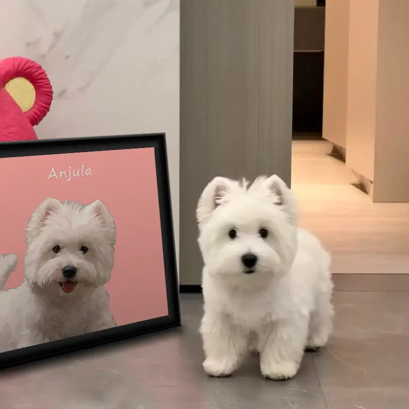 Pink Pet Hand-Painted