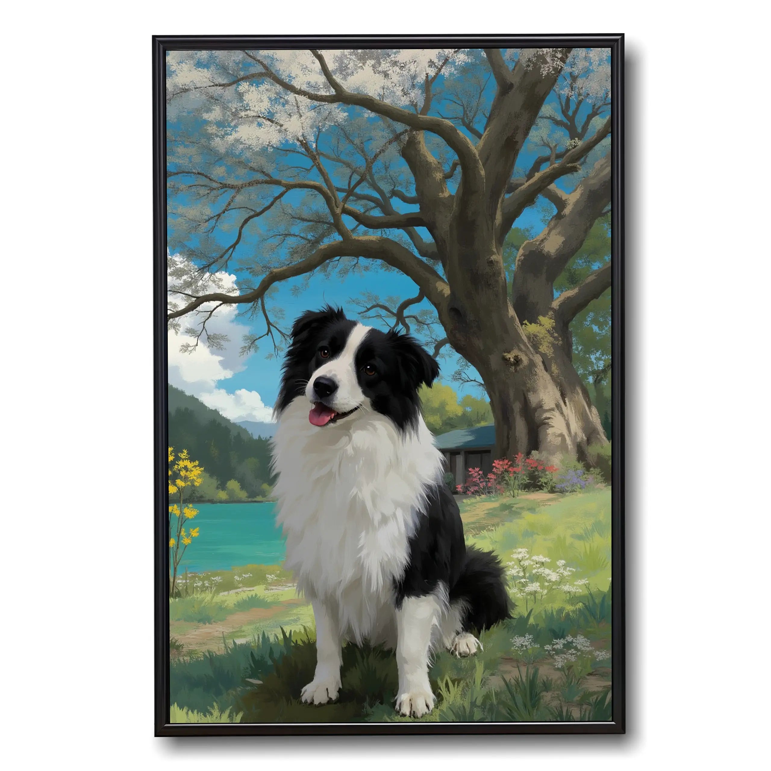 Pet Under the Tree Shade