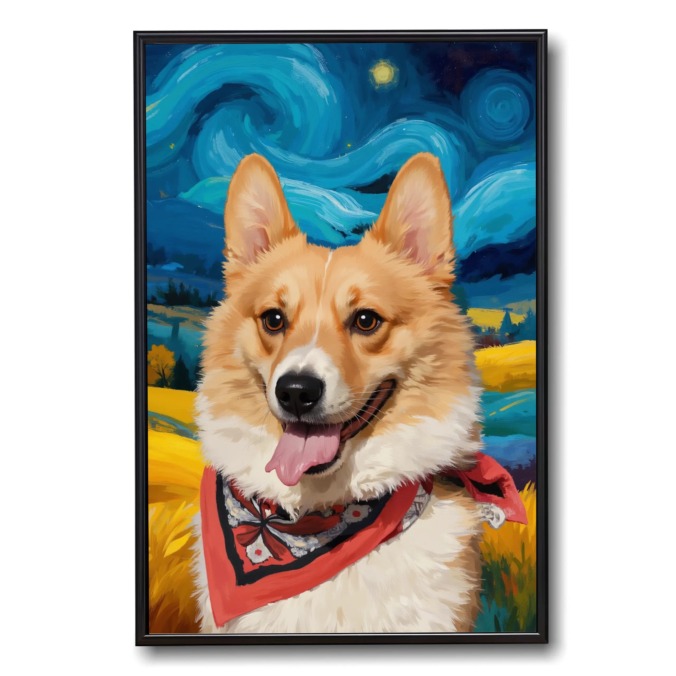 Twilight Field Pet Portrait