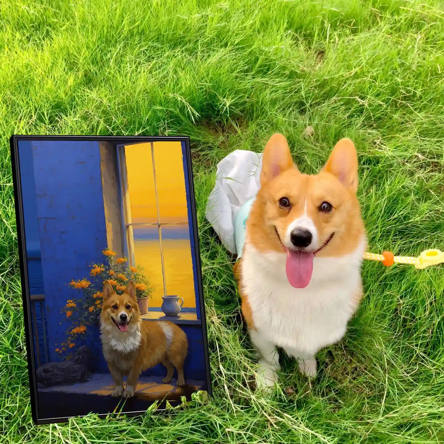 Twilight Glow Pet Portrait