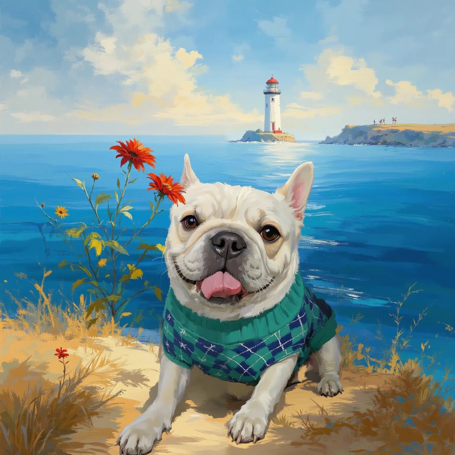 Seaside Pet Portrait
