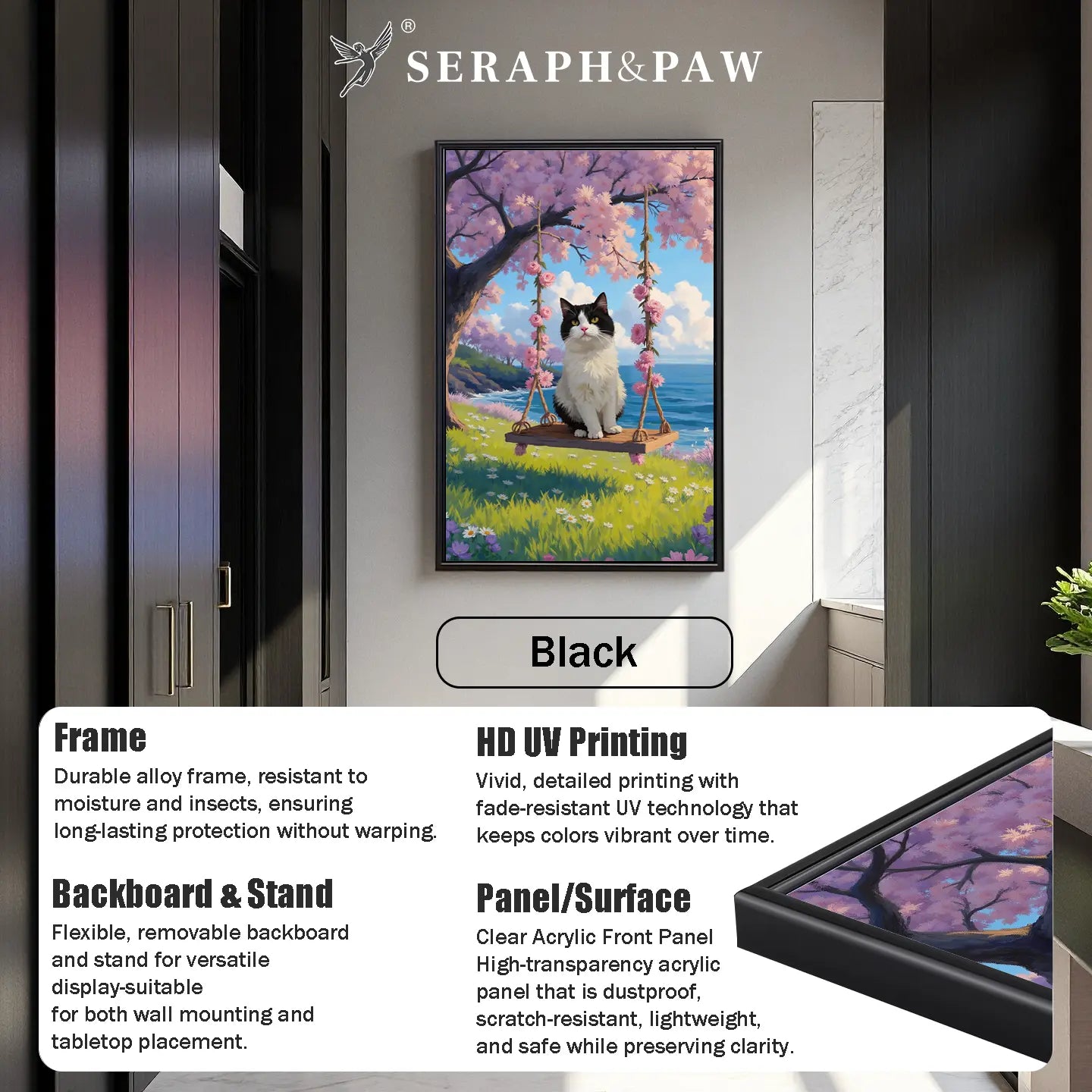 Swing Pet Oil Painting
