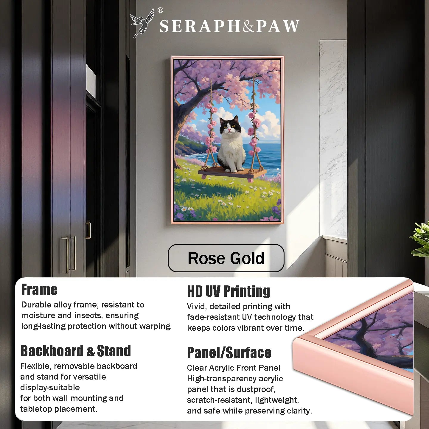 Swing Pet Oil Painting