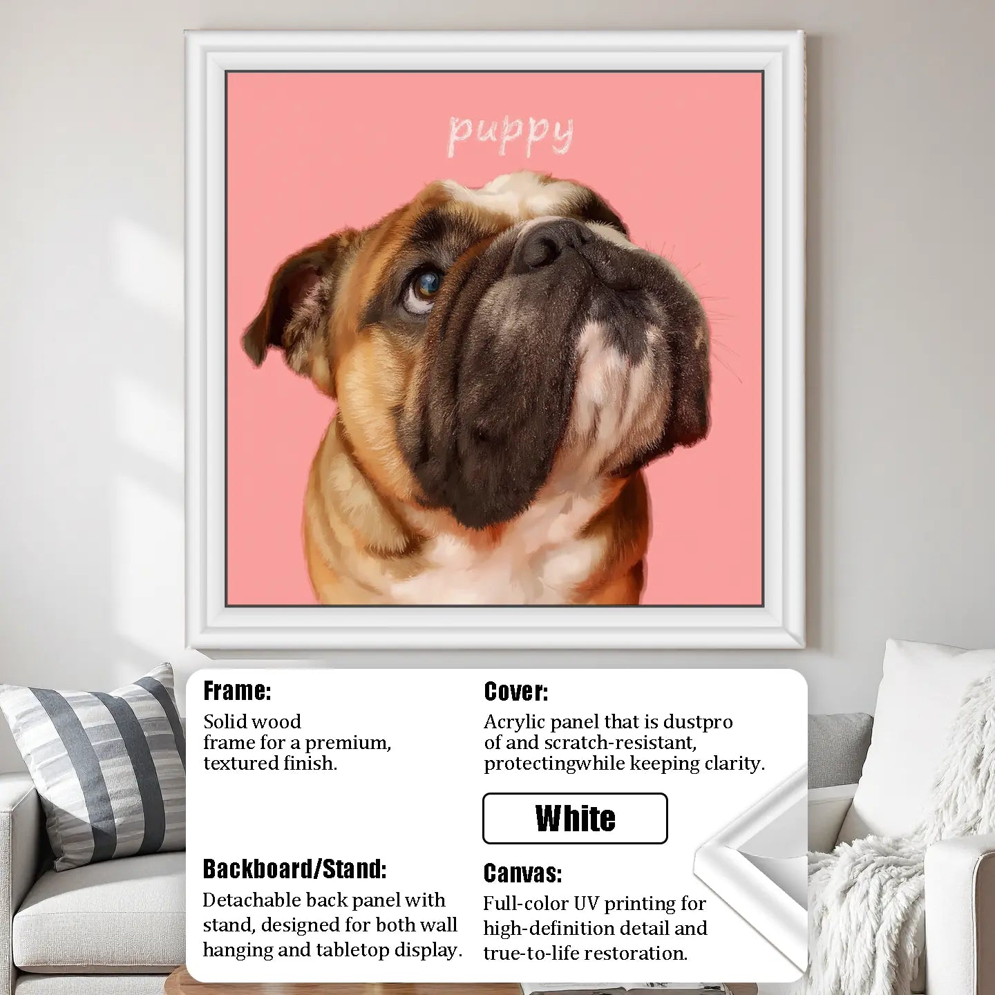 Pink Pet Hand-Painted