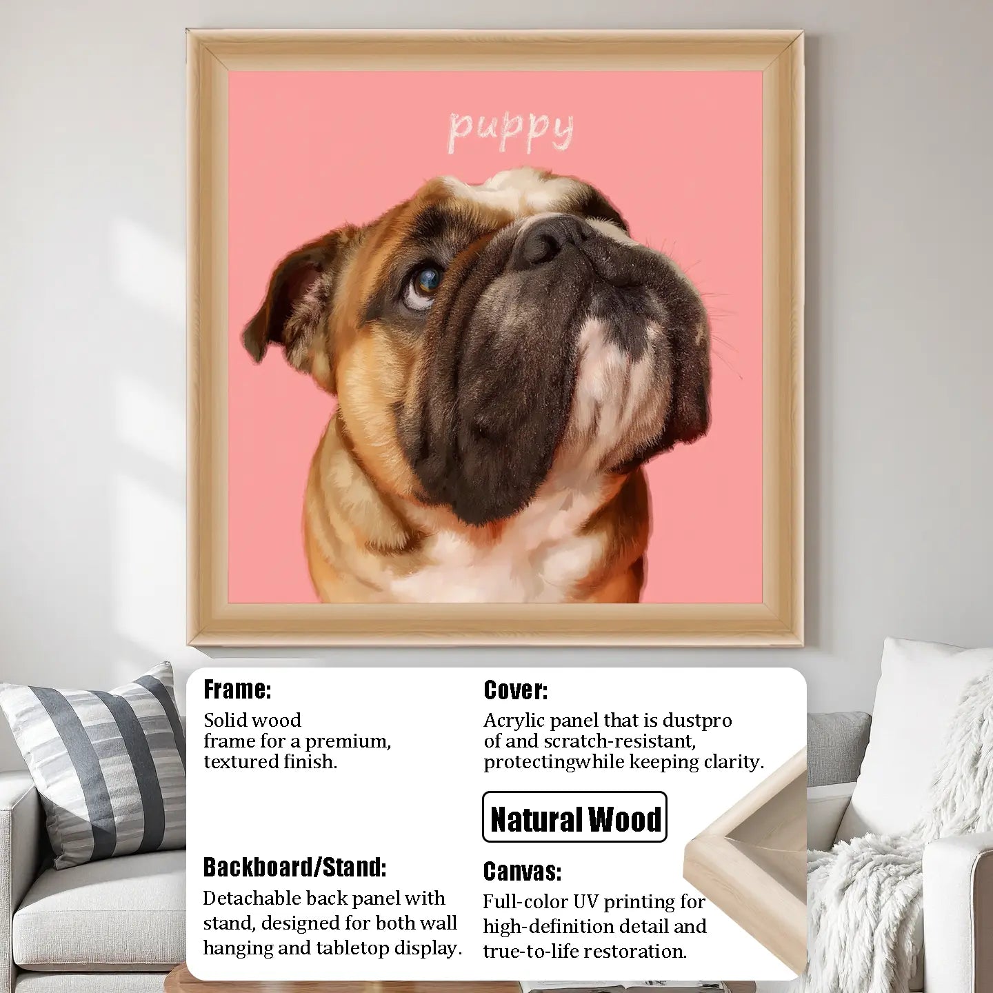 Pink Pet Hand-Painted