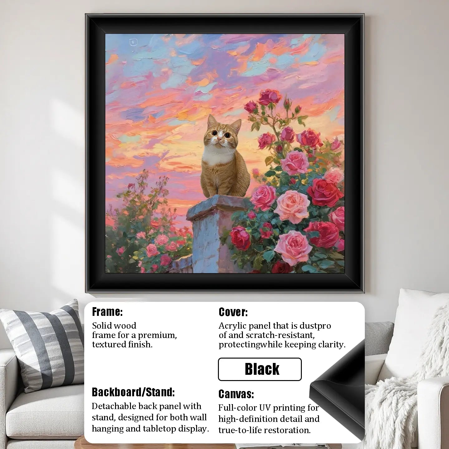 Rose Petal Dreams Pet Portrait
