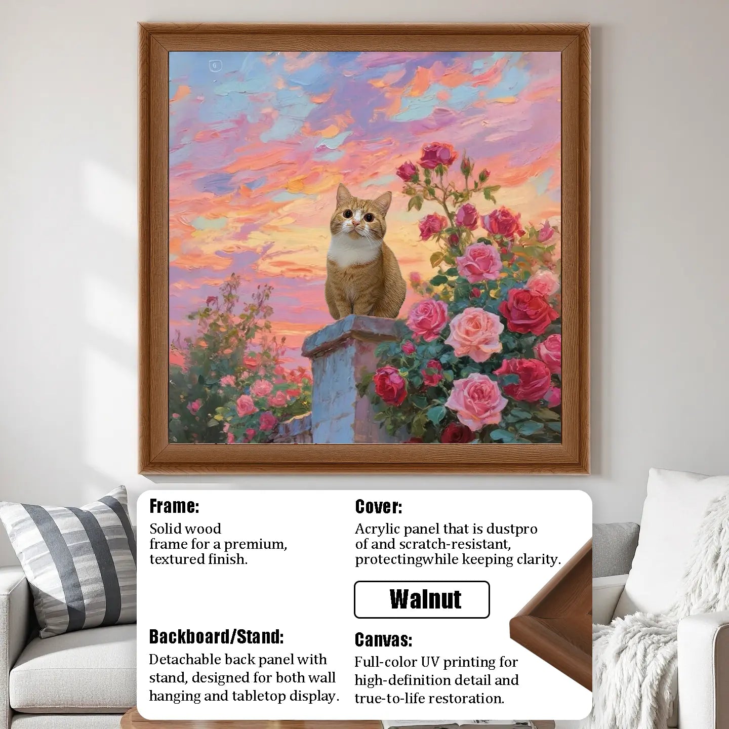 Rose Petal Dreams Pet Portrait
